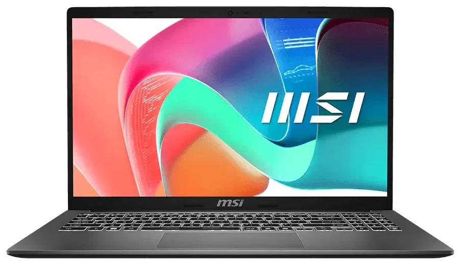 Изображение Ноутбук MSI Modern 15 F1MG (Intel 150U 1800 МГц/ SSD 512 ГБ  /RAM 16 ГБ/ 15.6" 1920x1080/VGA встроенная/ Без ОС) (9S7-15S111-1071)