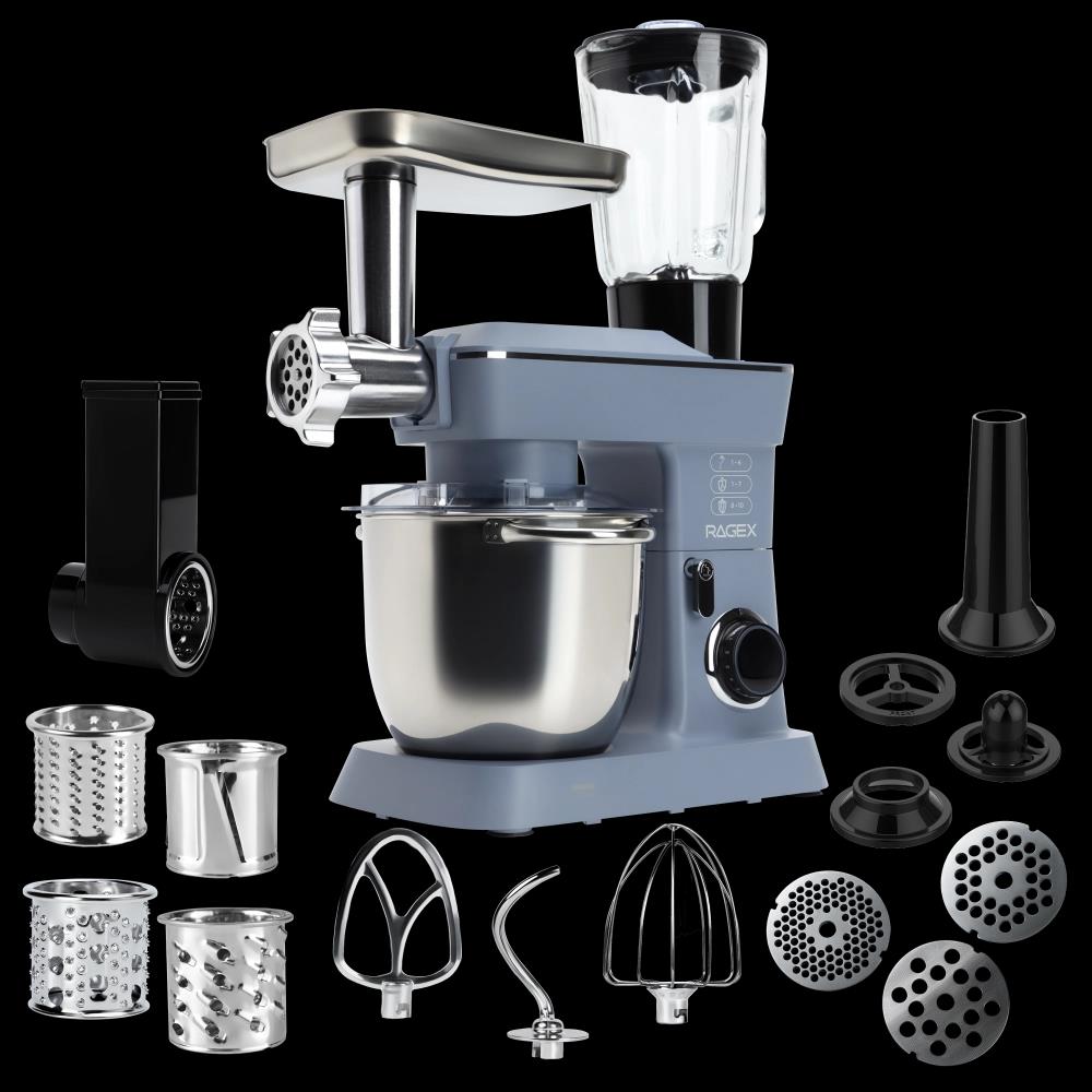 Изображение Кухонный комбайн RageX R112-418 (4,5 л /1300 Вт /голубой)