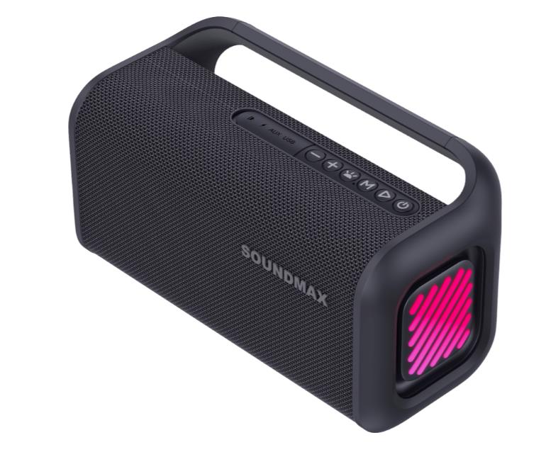 Изображение Портативная акустика SoundMAX SM-PS5048B (30 Вт   черный)