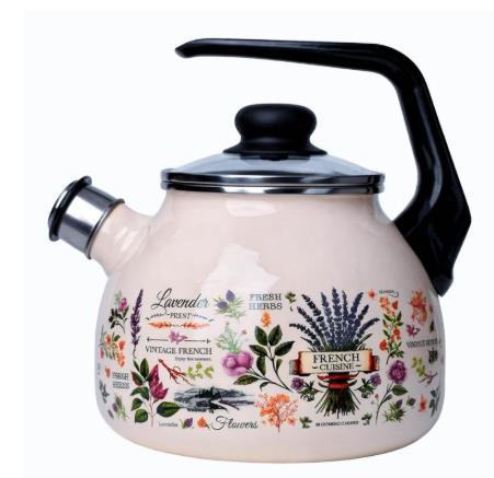 Изображение Чайник Appetite 4с209я Эдем эмал со свистком (3, л л /рисунок)