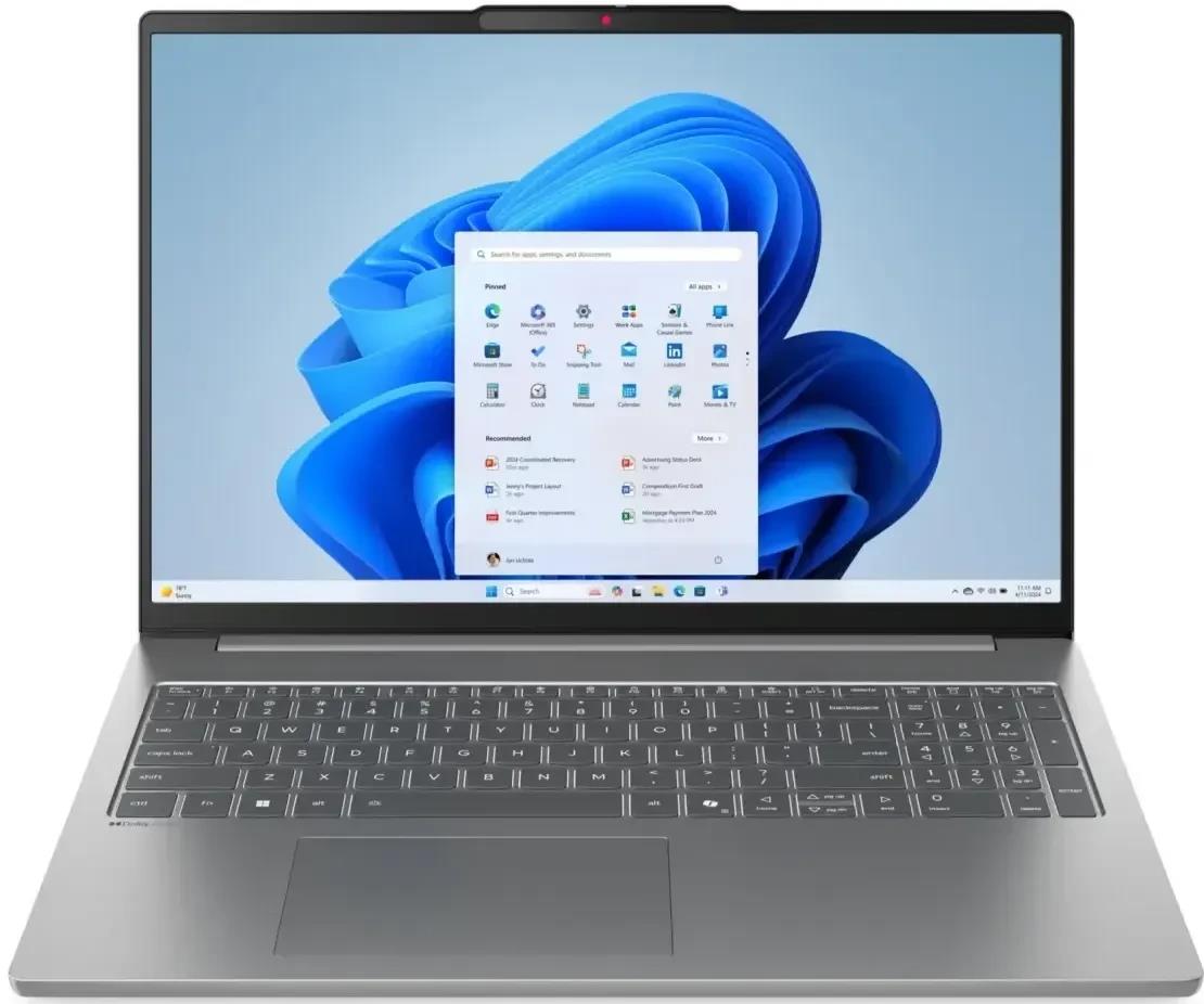 Изображение Ноутбук Lenovo IdeaPad Slim 5 16ARP10 (AMD 7735HS 3200 МГц/ SSD 512 ГБ  /RAM 16 ГБ/ 16" 1920x1200/VGA встроенная/ Без ОС) (83HU003KRK)
