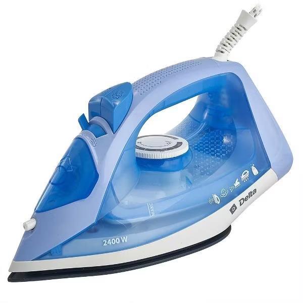 Изображение Утюг DELTA DL-154 (2400 Вт/белый, голубой)