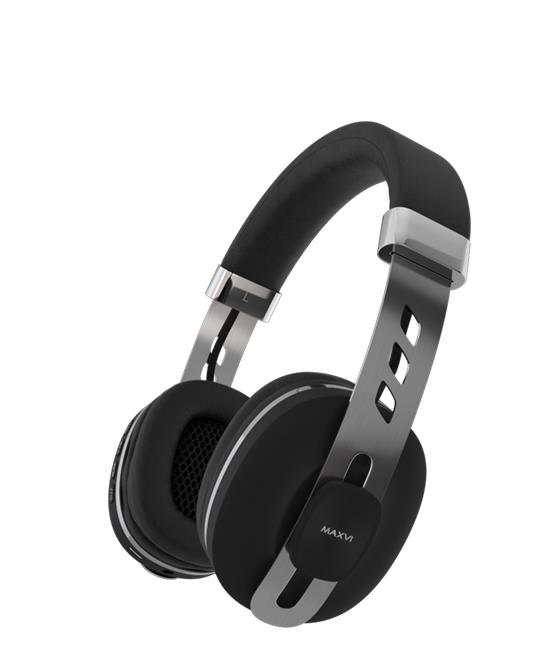 Изображение Bluetooth-гарнитура/наушники MAXVI MHF-202BT (черный)