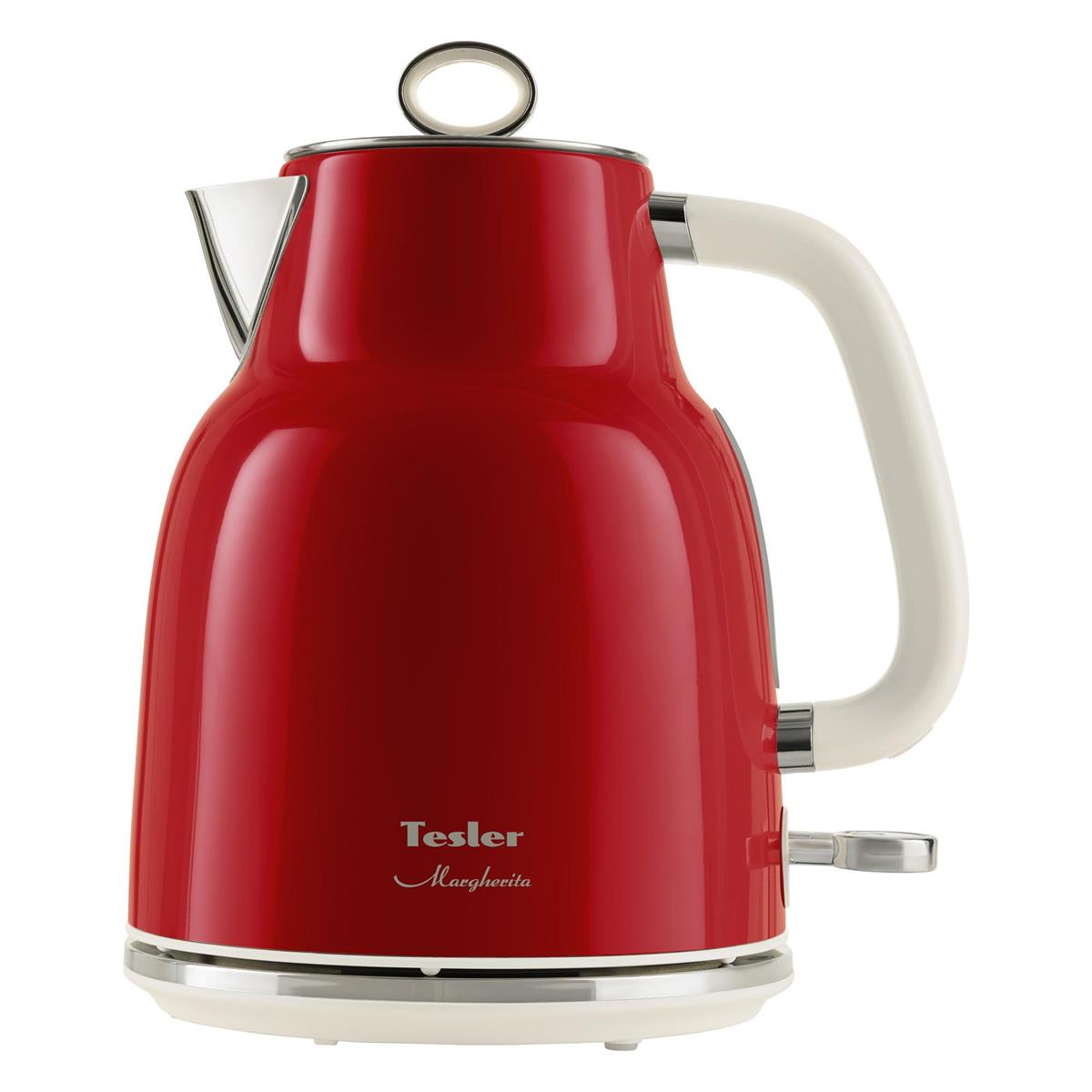 Изображение Электрический чайник Tesler KT-1760 RED (2200 Вт/1,7 л /нержавеющая сталь/красный)
