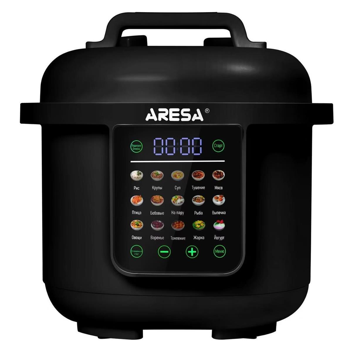 Изображение Мультиварка Aresa AR-2013 (1100 Вт/5 л /черный)