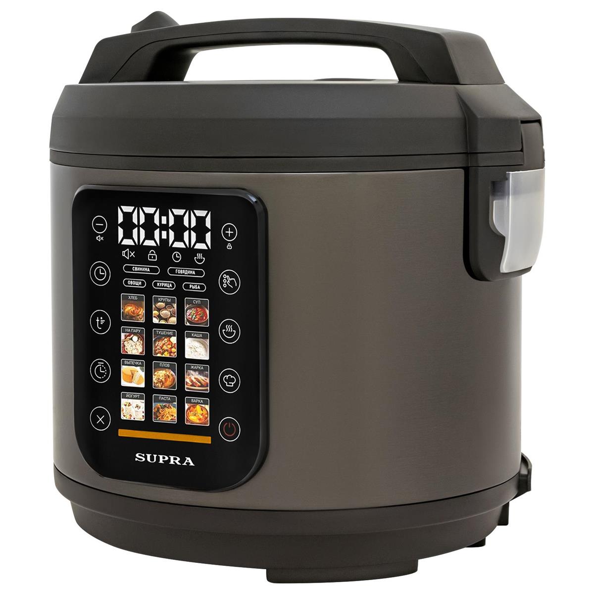 Изображение Мультиварка Supra MCS-5230 (900 Вт/5 л /темно-серебристый)