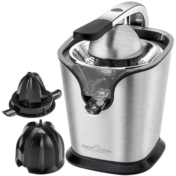Изображение Соковыжималка PROFI COOK PC-ZP 1154 (для цитрусовых/160 Вт /черный, серебристый)