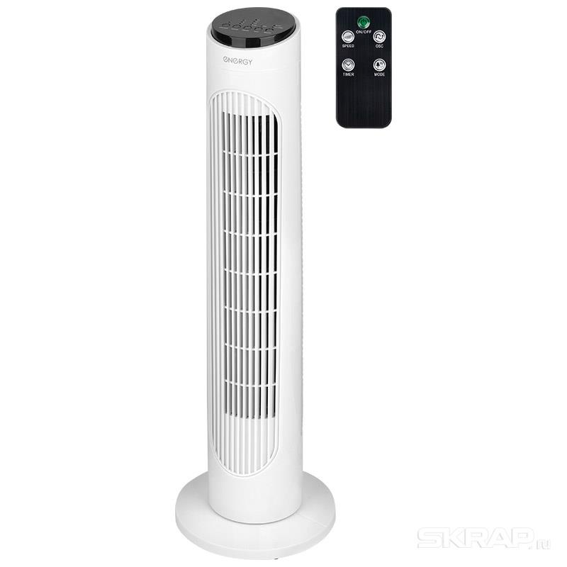 Изображение Вентилятор Energy EN-1664 TOWER белый/чёрный, 3 скорости