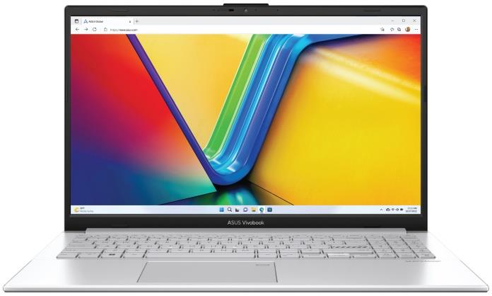 Изображение Ноутбук Asus Vivobook Go 15 E1504FA-WH56 (AMD 7520U 2800 МГц/ SSD 512 ГБ  /RAM 16 ГБ/ 15.6" 1920x1080/VGA встроенная/ Windows 11 Home) (90NB0ZR1-M04660)