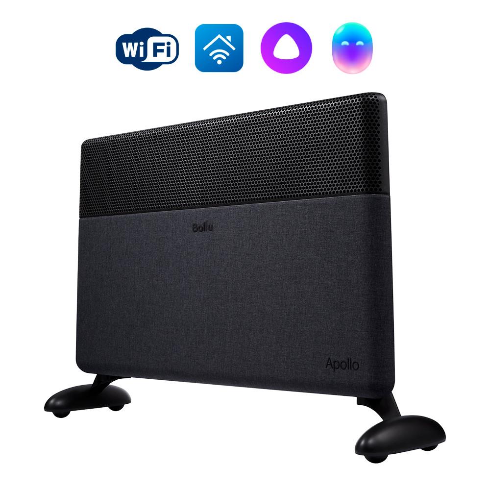 Изображение Конвектор Ballu Apollo digital INVERTER Space Black BEC/ATI-2502 черный, 2500 Вт, 30 м2, термостат, дисплей, WiFi (2500 Вт )
