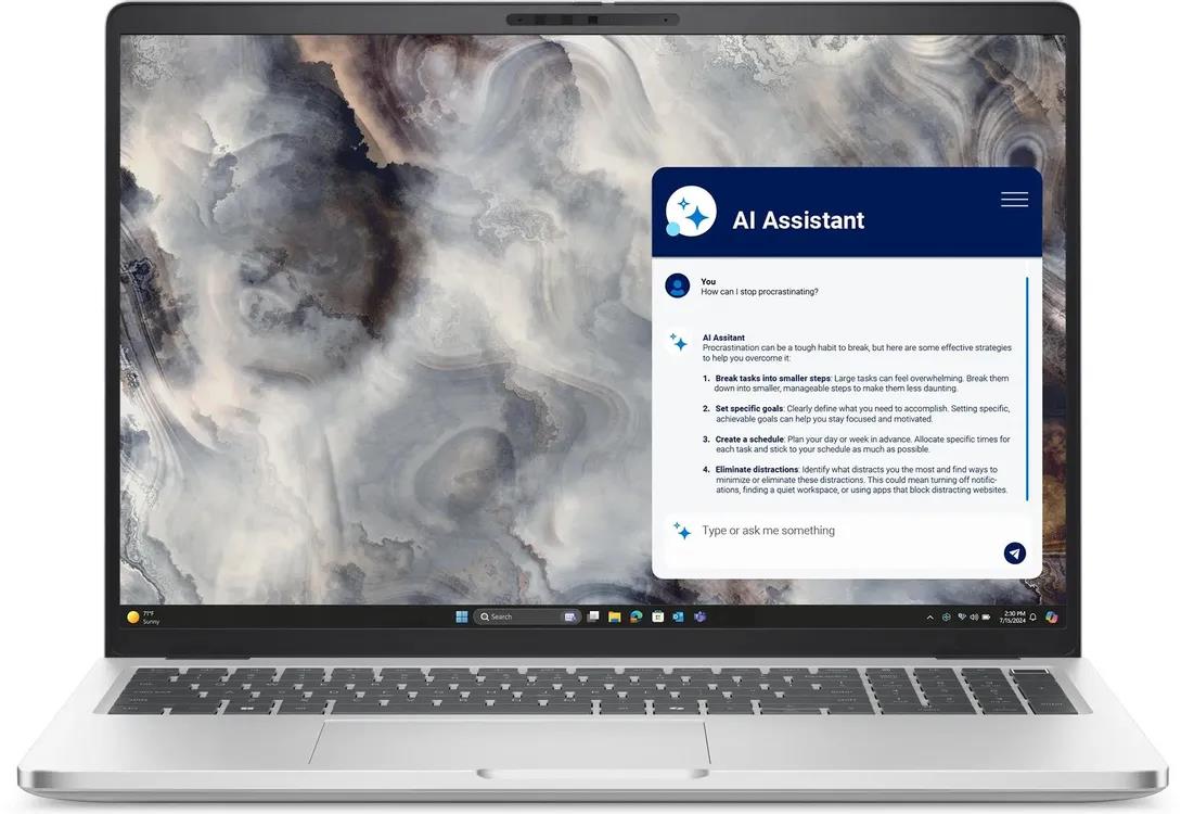 Изображение Ноутбук DELL Pro 16 Plus (Intel 266V 2200 МГц/ SSD 1024 ГБ  /RAM 16 ГБ/ 16" 1920x1200/VGA встроенная/ Linux) (PRO16PL-7617)