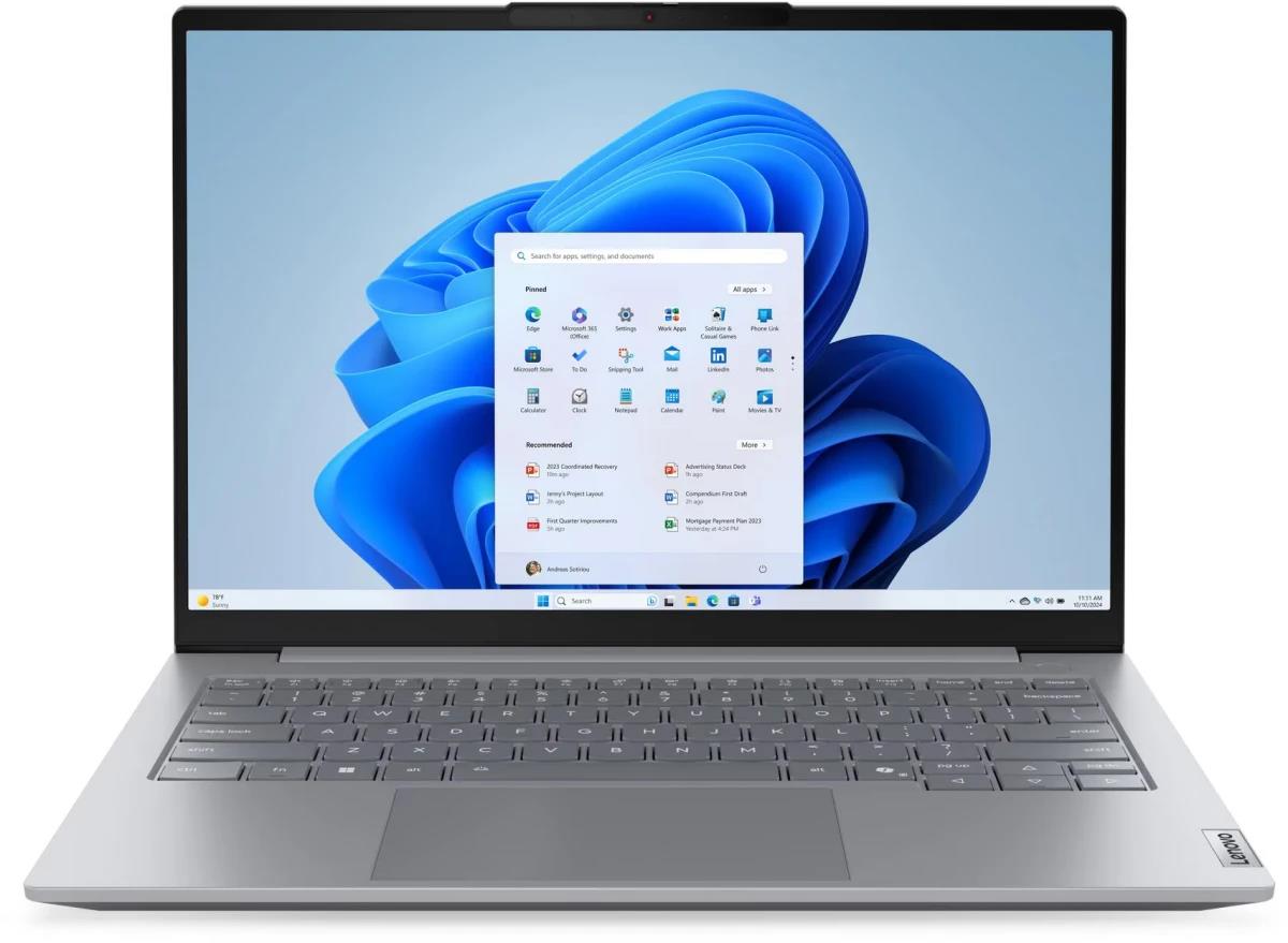 Изображение Ноутбук Lenovo ThinkBook 14 G9 IRL (Intel 210H 2200 МГц/ SSD 512 ГБ  /RAM 16 ГБ/ 14" 1920x1200/VGA встроенная/ Windows 11 Pro) (21UY0010GQ)