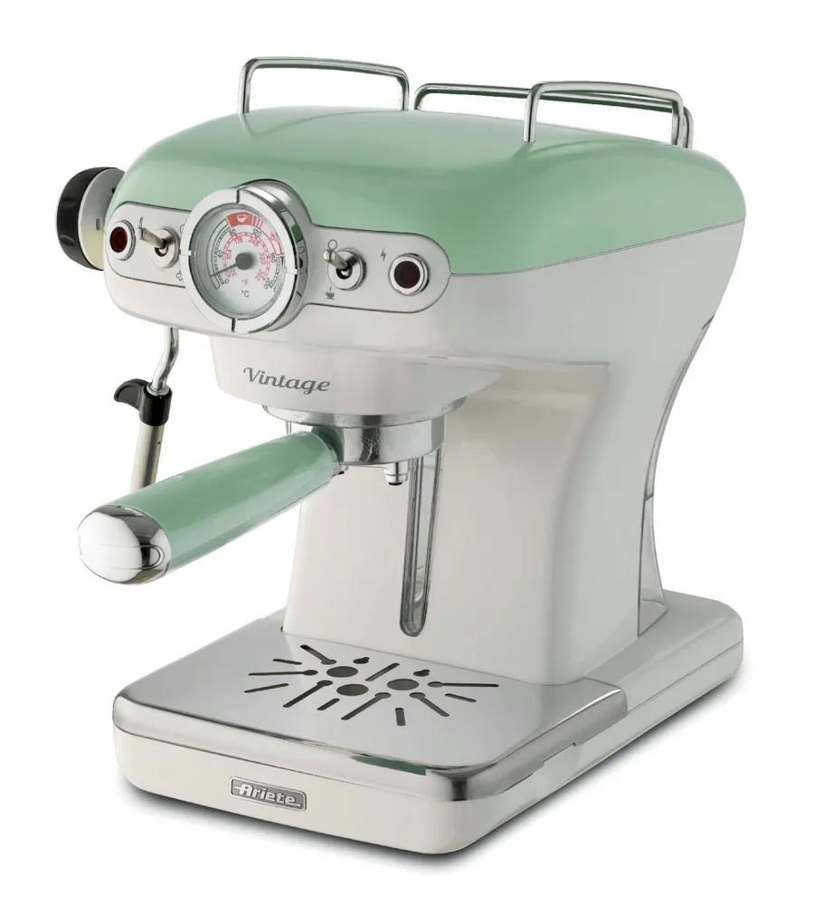 Изображение Кофеварка Ariete 00M138914AR0 ( 1389 ) Vintage Green (рожковая//900 Вт )