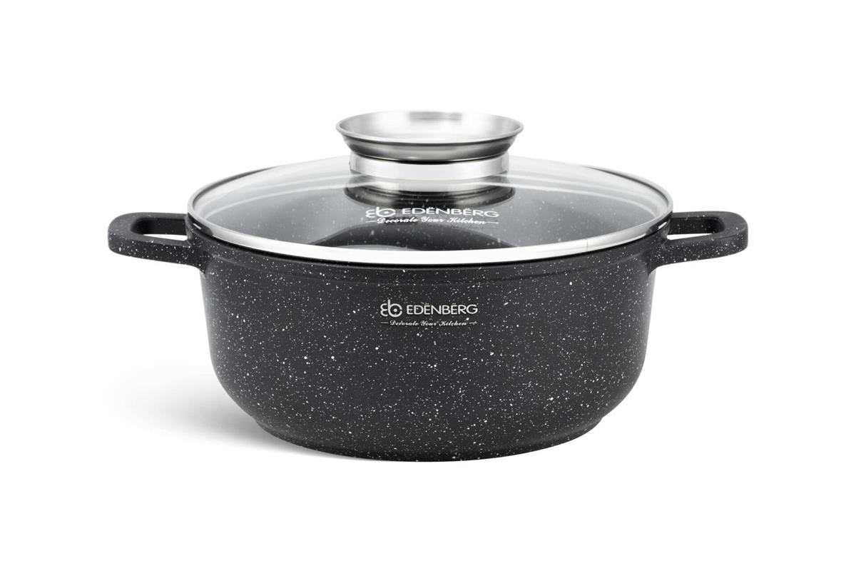 Изображение Казан EDENBERG EB-8116 с крышкой, 20см алюминий 2,8 л