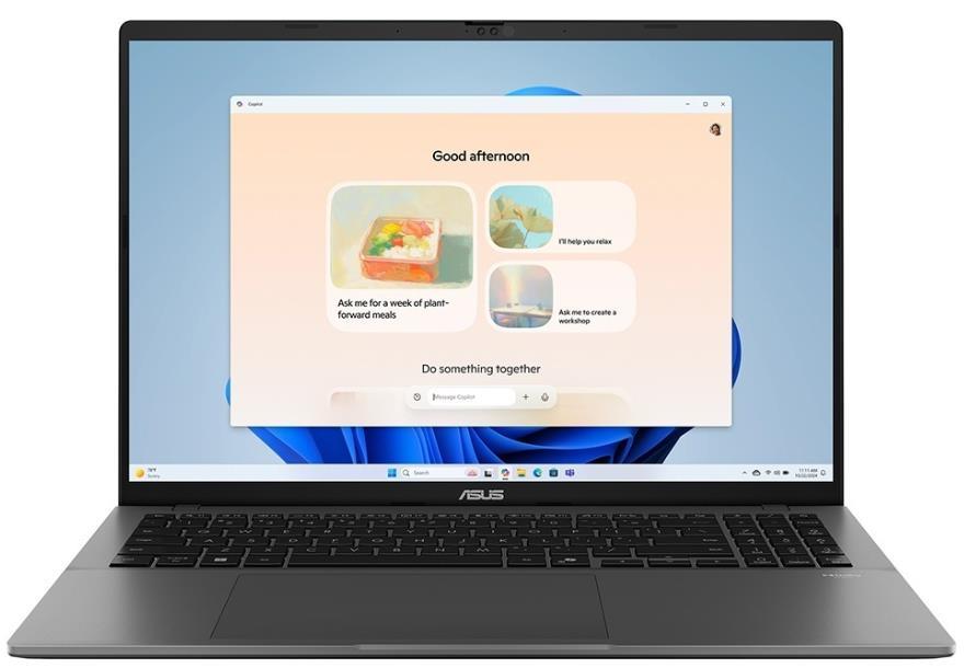 Изображение Ноутбук Asus VivoBook S16 OLED S3607CA-SH139 (Intel 255H 2000 МГц/ SSD 1024 ГБ  /RAM 16 ГБ/ 16" 1920x1200/VGA встроенная/ Без ОС) (90NB16I2-M00A90)