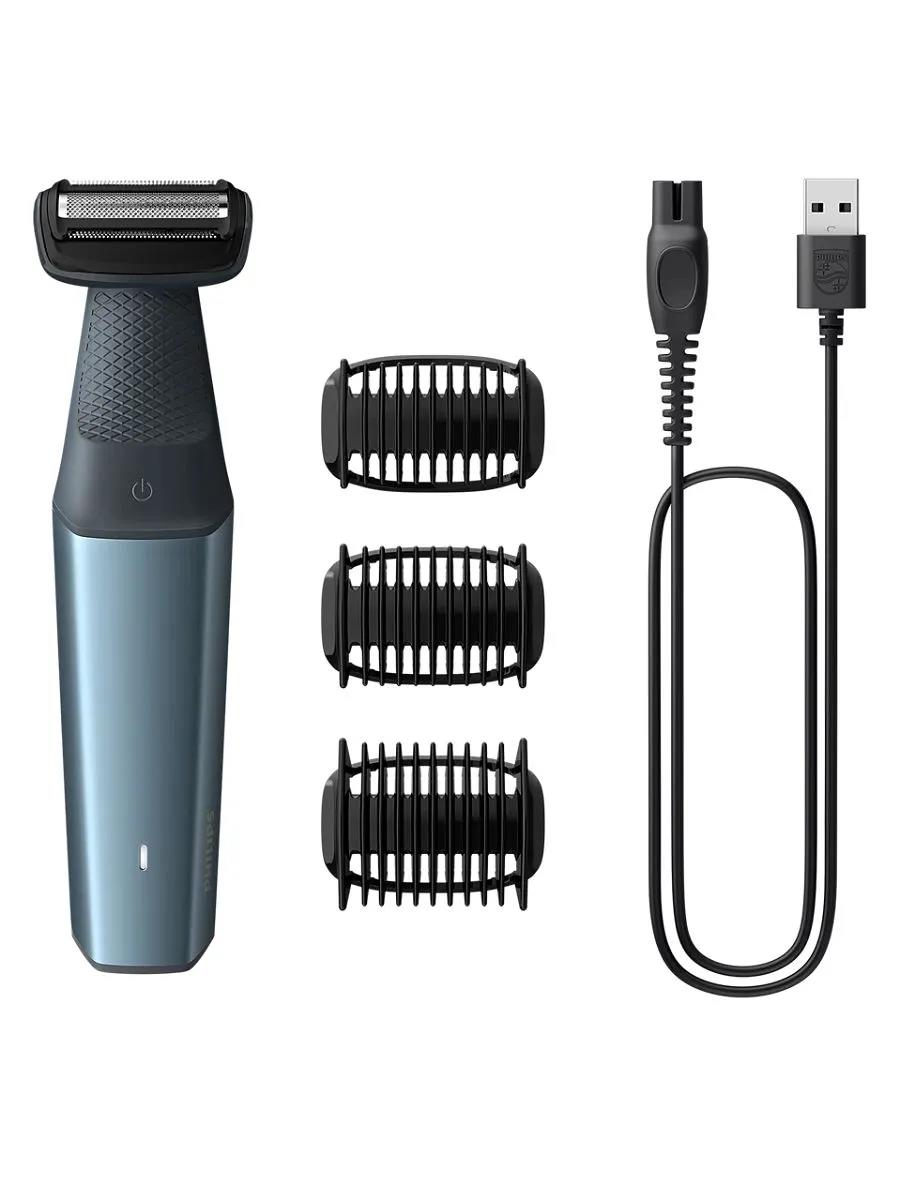 Изображение Триммер тела Philips BG3027/03, черный, синий