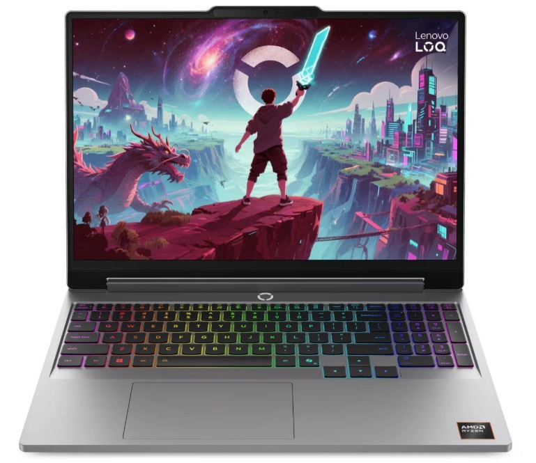 Изображение Ноутбук Lenovo LOQ 15AHP11 (AMD 250 3300 МГц/ SSD 512 ГБ  /RAM 16 ГБ/ 15.3" 1920x1200/VGA дискретная/ Без ОС) (83TN003FPS)