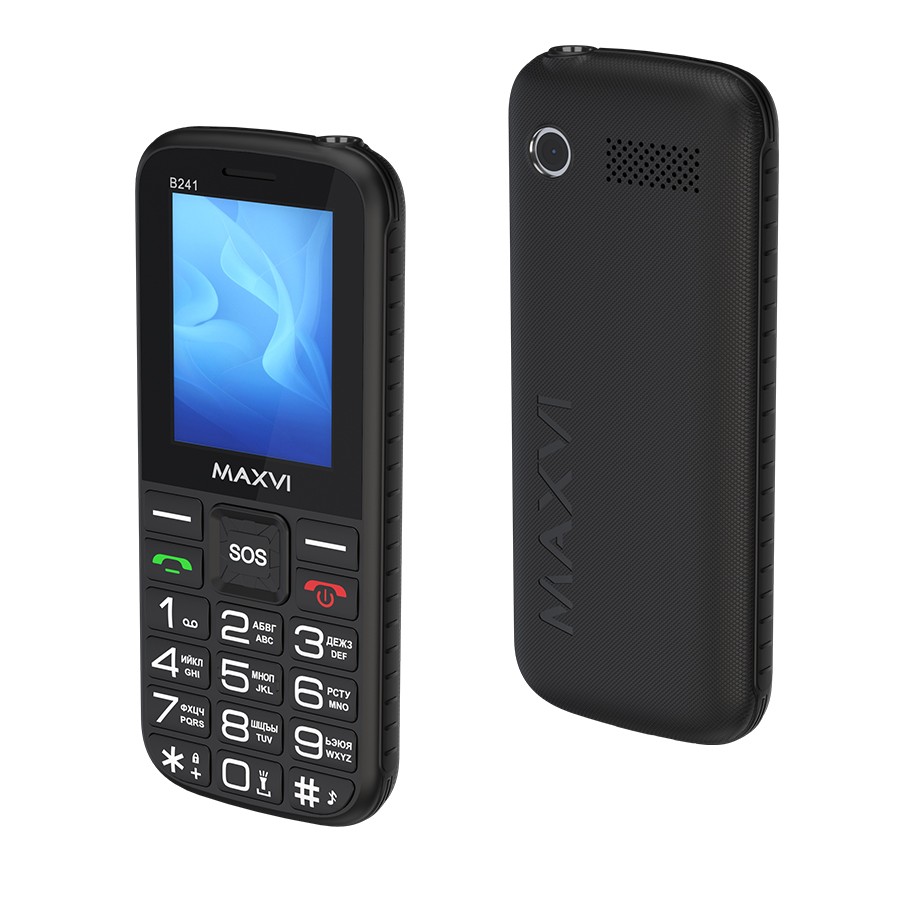 Изображение Мобильный телефон MAXVI B241,черный