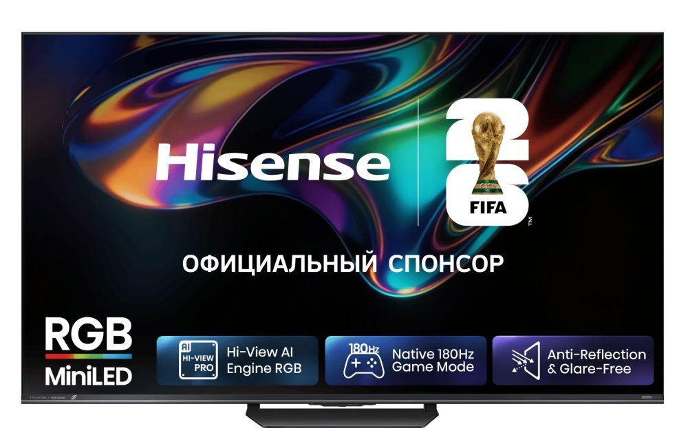 Изображение Телевизор Hisense 75UR8S 75" HDR, 4K Ultra HD Smart TV серый