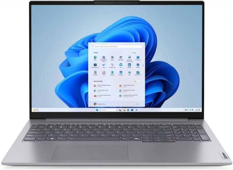 Изображение Ноутбук Lenovo ThinkBook 16 G7 ARP (AMD 7535HS 3300 МГц/ SSD 512 ГБ  /RAM 16 ГБ/ 16" 1920x1200/VGA встроенная/ Без ОС) (21MW009VAK)