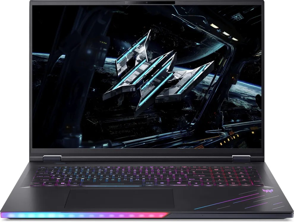 Изображение Ноутбук Acer Predator Helios 18 AI PH18-73-90RU (Intel 275HX 2700 МГц/ SSD 1024 ГБ  /RAM 16 ГБ/ 18" 2560x1600/VGA дискретная/ Без ОС) (NH.QVZCD.007)
