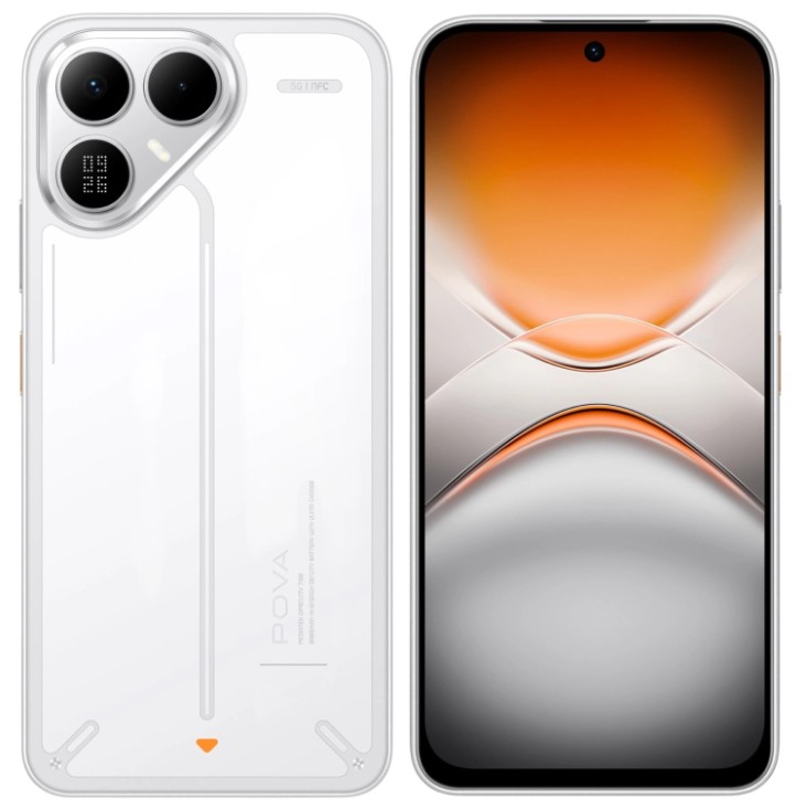 Изображение Смартфон TECNO Pova 8 (256 Гб/8 Гб) белый