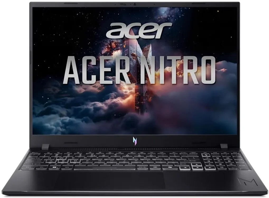Изображение Ноутбук Acer Nitro V 16S ANV16-I31-71BH (Intel 240H 2500 МГц/ SSD 512 ГБ  /RAM 16 ГБ/ 16" 1920x1200/VGA дискретная/ Без ОС) (NH.U5CCD.002)