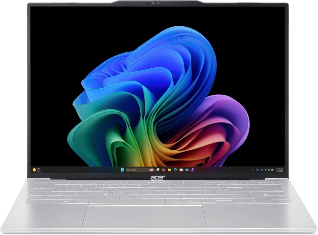Изображение Ноутбук Acer Swift Air 16 SFA16-61M-R88D (AMD 345 2000 МГц/ SSD 512 ГБ  /RAM 16 ГБ/ 16" 1920x1200/VGA встроенная/ Без ОС) (NX.DJACD.002)
