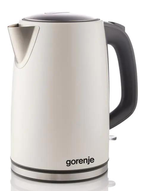 Изображение Электрический чайник Gorenje K17OWR (2200 Вт/1,7 л /металл/белый)