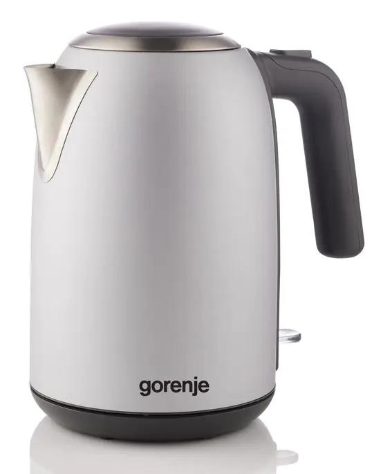 Изображение Электрический чайник Gorenje K17OGR GREY (2200 Вт/1,7 л /металл/серый)