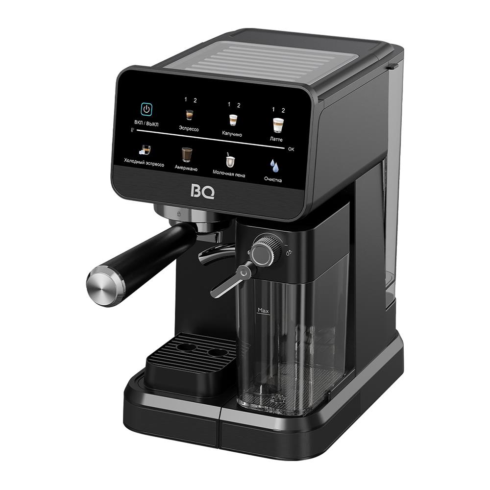 Изображение Кофеварка BQ ECM1088A Black (рожковая//1350 Вт )