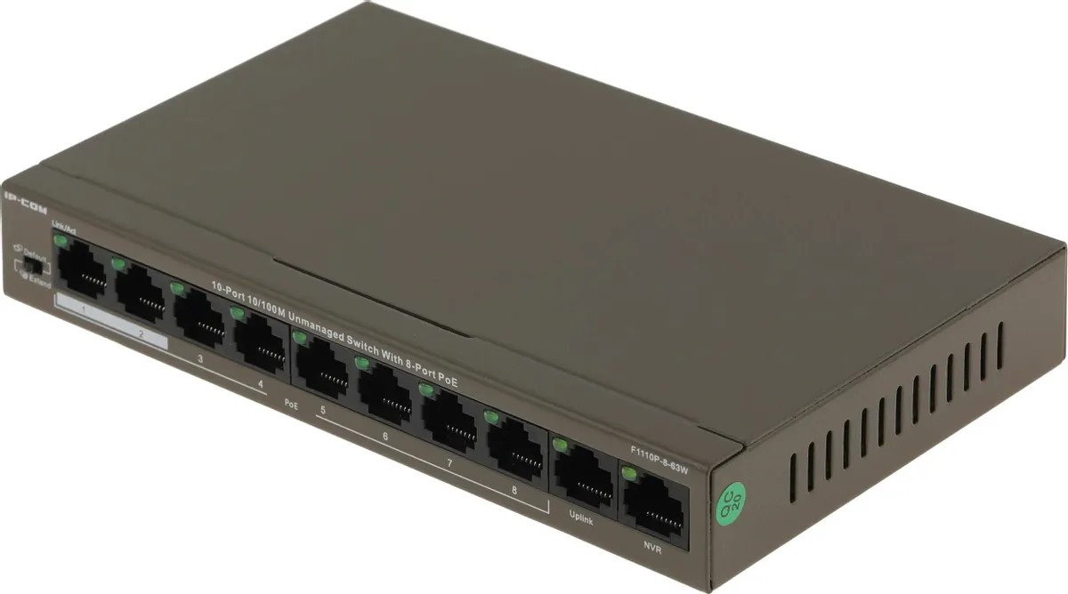 Изображение Маршрутизатор/коммутатор IP-COM F1110P-8-63W