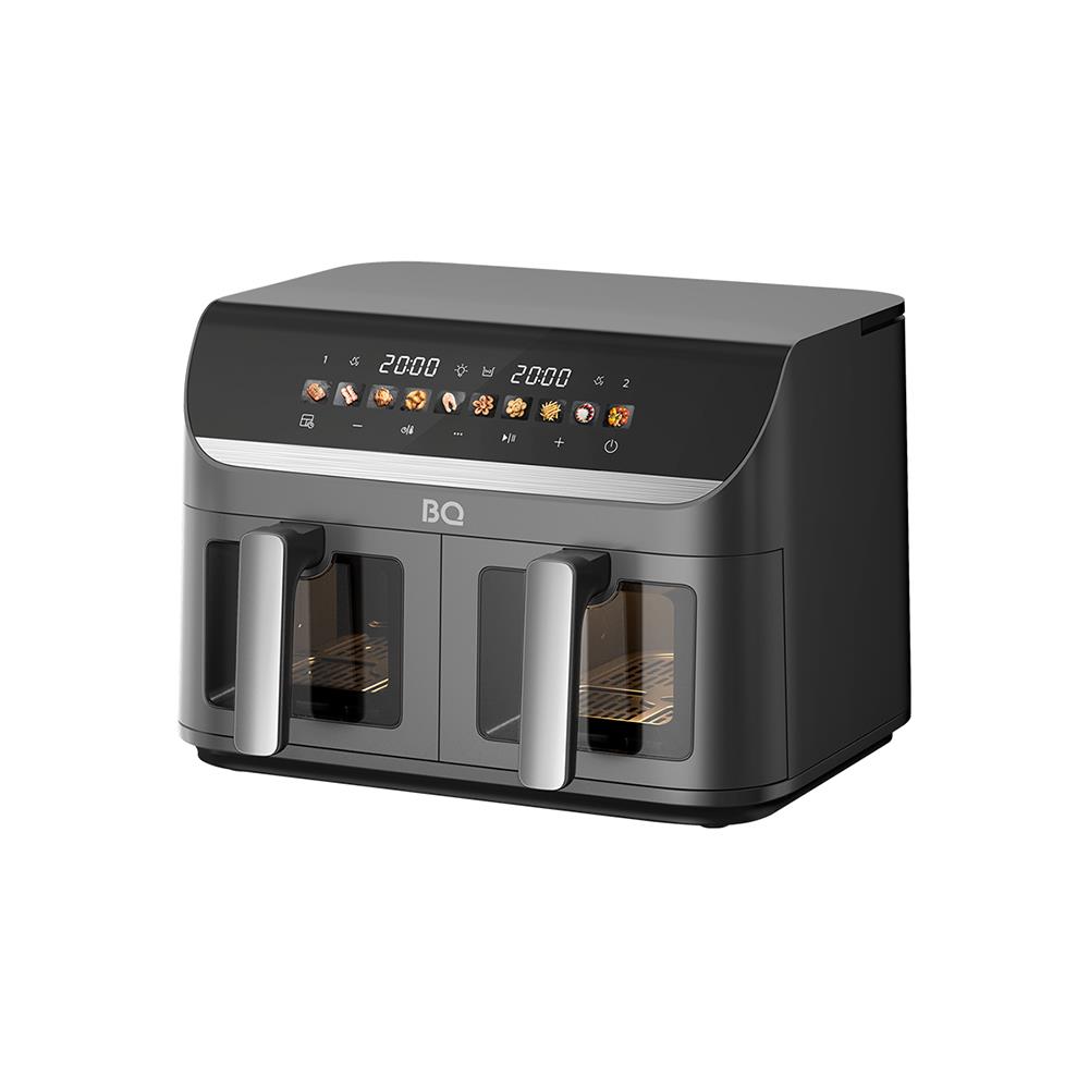 Изображение Аэрогриль BQ AF1112S Black + КНИГА РЕЦЕПТОВ (2950 Вт /11 л )