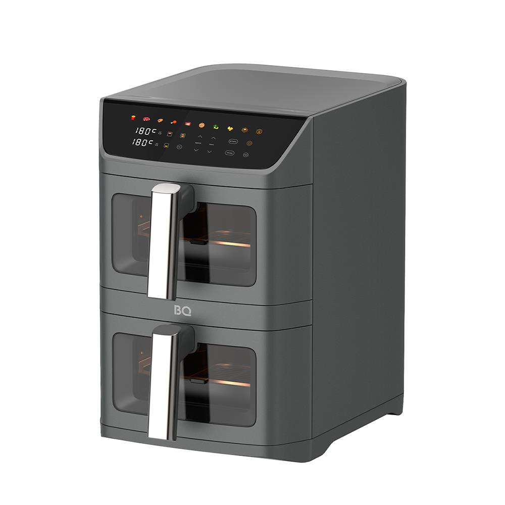 Изображение Аэрогриль BQ AF1212S Gray + КНИГА РЕЦЕПТОВ (2800 Вт /12 л )