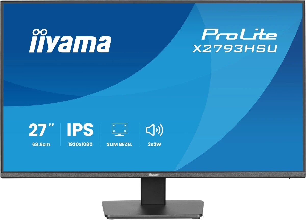 Изображение Монитор Iiyama ProLite X2793HSU-B1 (27 "/1920x1080/TFT IPS)