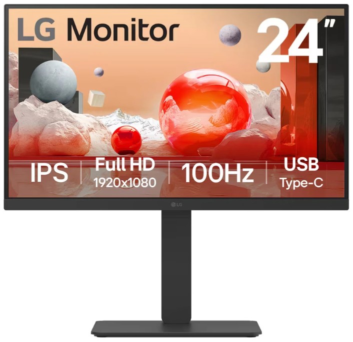 Изображение Монитор LG 24BA650-B (23,8 "/1920x1080/TFT IPS)
