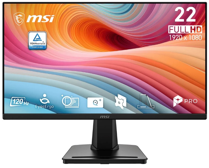 Изображение Монитор MSI PRO MP225 E12L (21,5 "/1920x1080/TFT IPS)